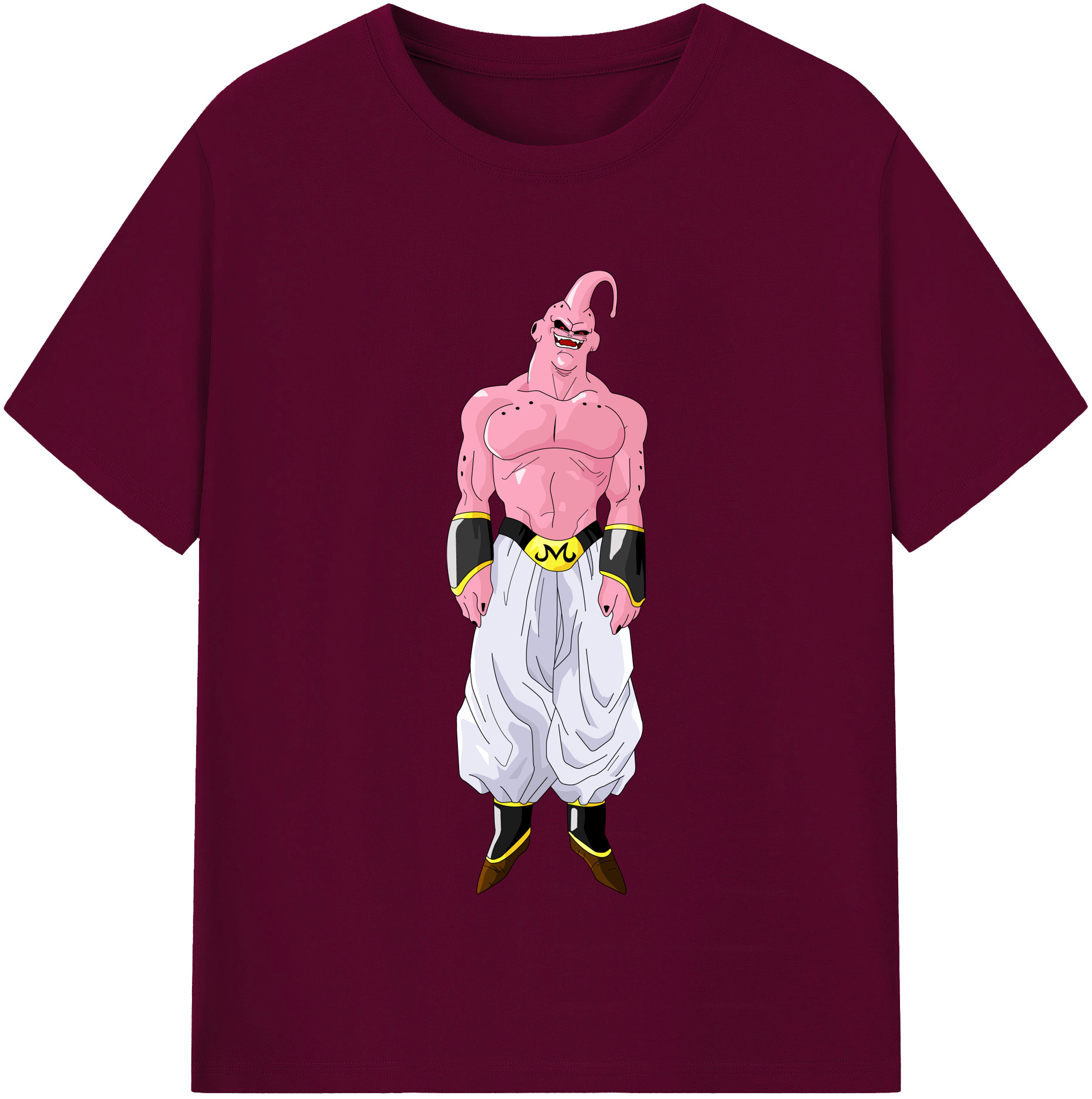 （画像用） ドラゴンボール 魔人ブウ DRAGON BALL Majin Buu レディースカジュアルプリントTシャツ（綿100％）